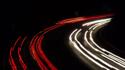 Road, Turn, Lights, HD Wallpapers Free Download