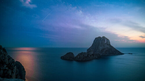 Rock, Sea, Evening HD Wallpapers Free Download