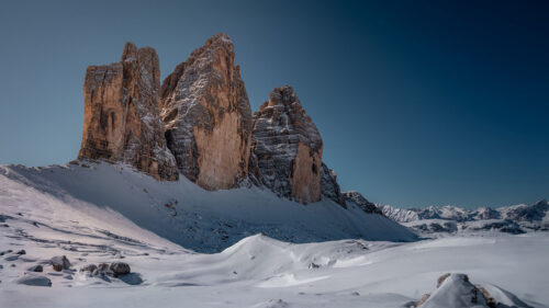 Rocks, Snow, Winter HD Wallpapers Free Download