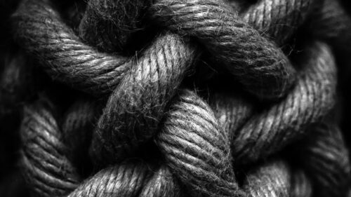 Rope, Bw, Weave HD Wallpapers Free Download
