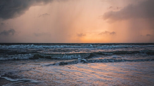 Sea, Sunset, Clouds HD Wallpapers Free Download