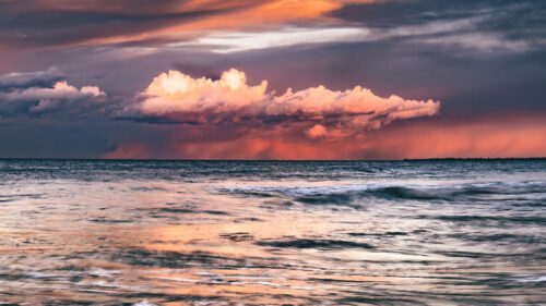 Sea, Waves, Clouds, HD Wallpapers Free Download