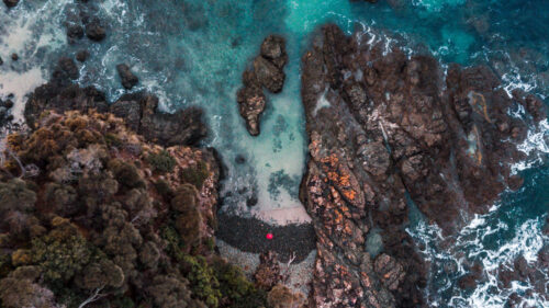 Shore, Rock, Aerial, View HD Wallpapers Free Download