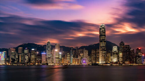 Skyscrapers, Buildings, Night, City HD Wallpapers Free Download