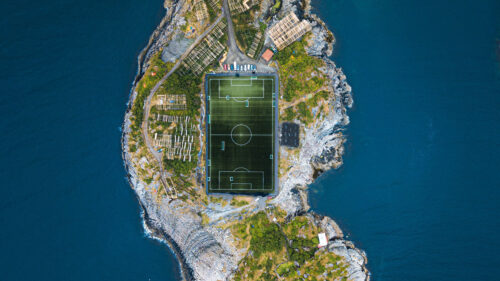 Stadium, Island, City HD Wallpapers Free Download