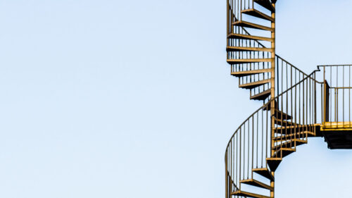 Stairs, Twisting, Sky HD Wallpapers Free Download