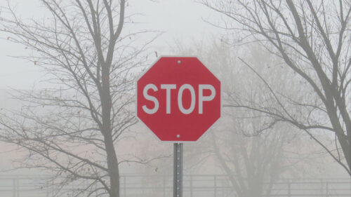 Stop, Sign, Fog HD Wallpapers Free Download