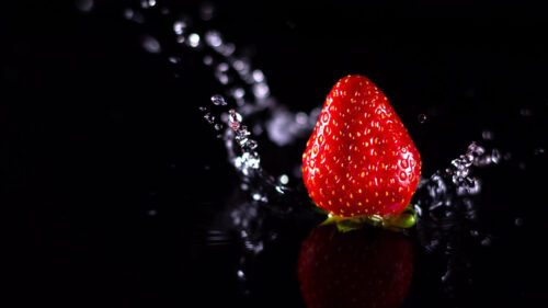 Strawberry, Berry, Water HD Wallpapers Free Download