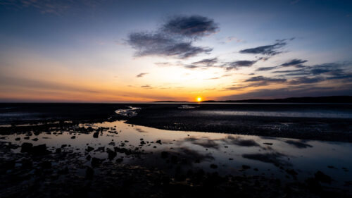 Sunset, Shore, Dusk HD Wallpapers Free Download