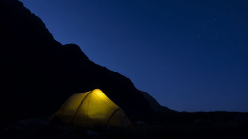 Tent, Mountains, Night Wallpapers Free Download