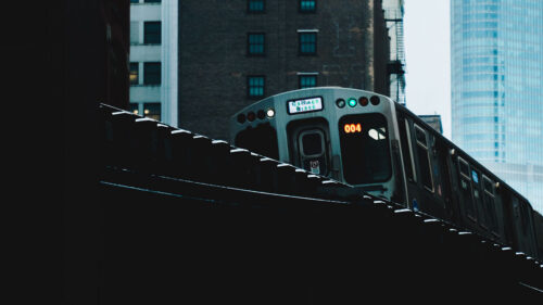 Train, Bridge, Buildings Wallpapers Free Download