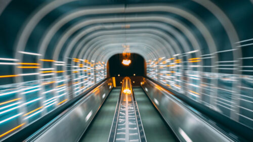 Tunnel, Distortion, Glare Wallpapers Free Download