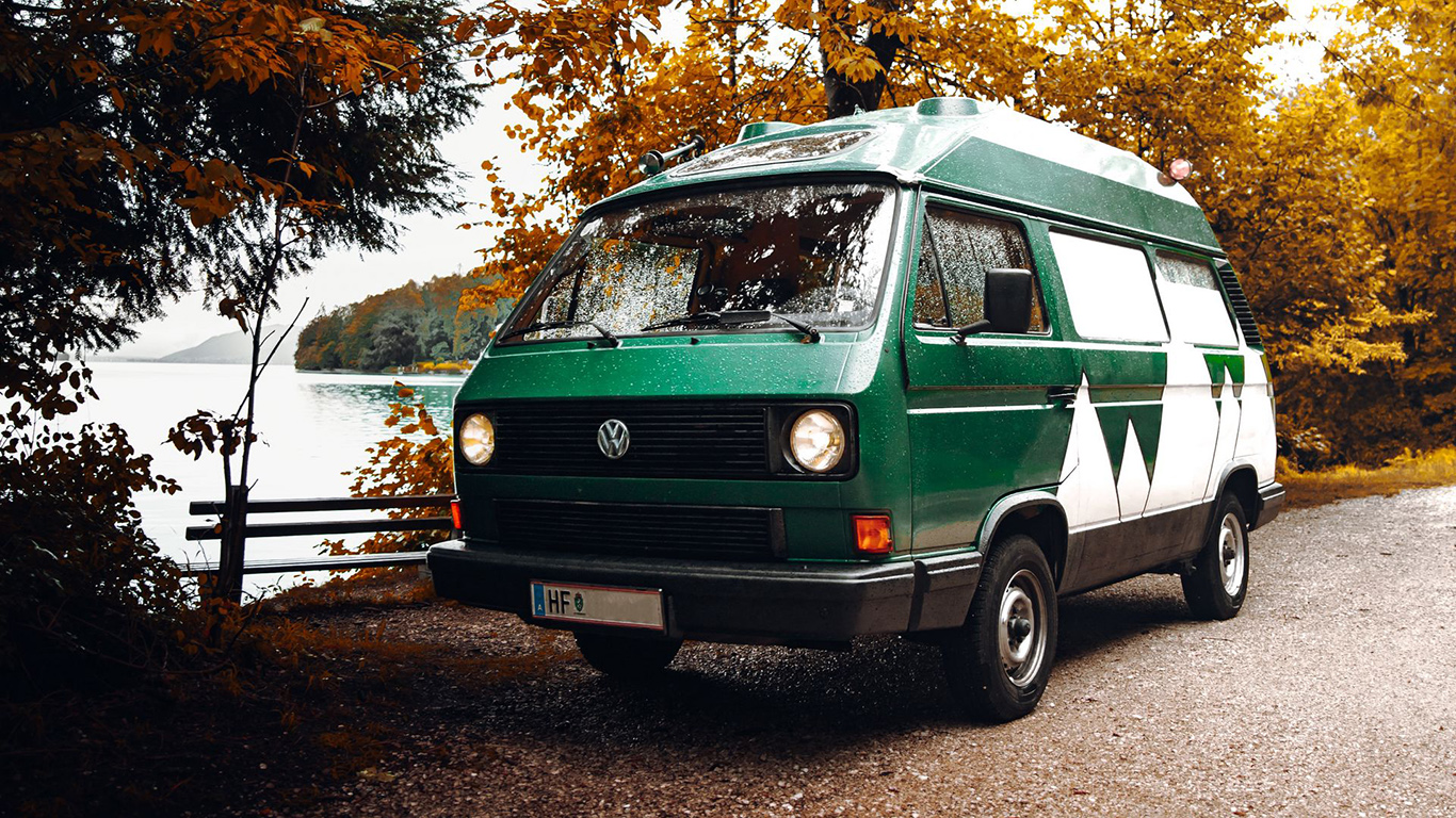 Van, Car, Green Wallpapers Free Download