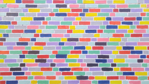Wall, Brick, Colorful Wallpapers Free Download