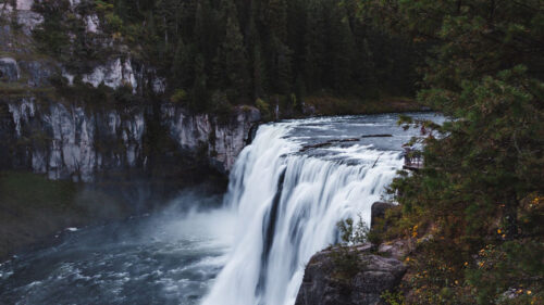 Waterfall, River, Cliff Wallpapers Download