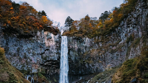 Waterfall, Rock, Cliff Wallpapers Download (2)
