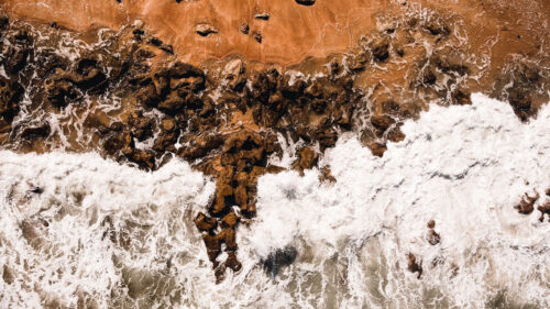 Waves, Coast, Aerial, View Wallpapers Download