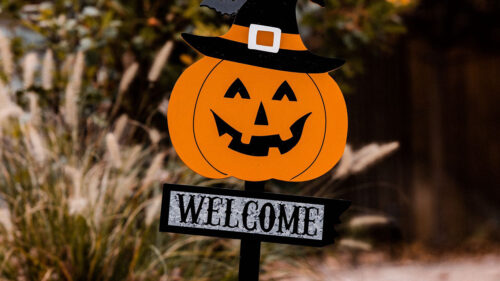 Welcome, Halloween, Lettering Wallpapers Download