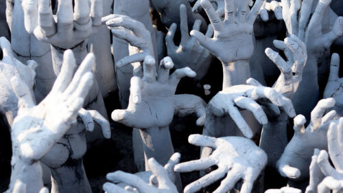Hands, Sculpture, Plaster Wallpapers Free Download