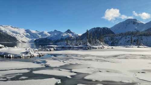 lake, Mountains, Ice Wallpapers Free Download