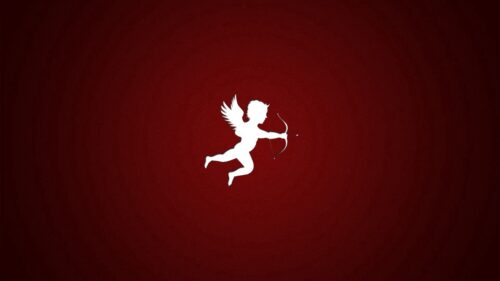 Angel Drawing, Love, Minimalism Wallpapers Free Download