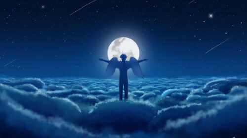 Angel Sky, Wings Wallpapers Free Download