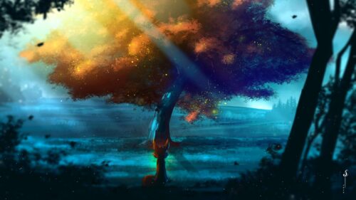 Animal, Tree, Art Wallpapers Free Download