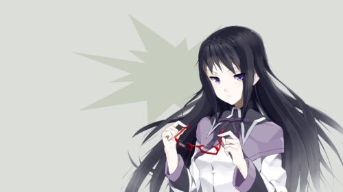 Anime Girl, Brunette, Glasses HD Wallpapers (2)