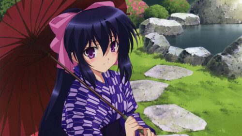 Anime, Girl, Brunette, Umbrella Wallpapers Free Download