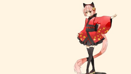 Anime, Girl, Cat, Costume, Ears Wallpapers Free Download