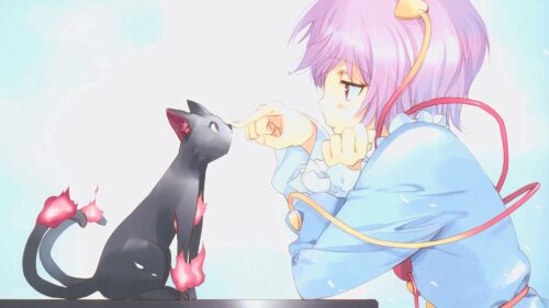 Anime, Girl, Cat, Sadness, Disappointment Wallpapers Free Download