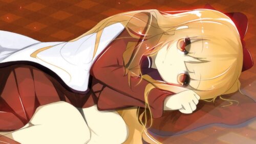 Anime, Girl, Face, Down Wallpapers Free Download