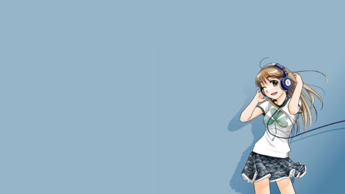 Anime, Girl, Fun, Music, Headphones Wallpapers Free Download
