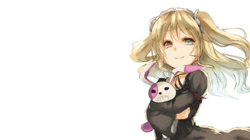 Anime, Girl, Toy, Eyes, Different, Smile Wallpapers Free Download