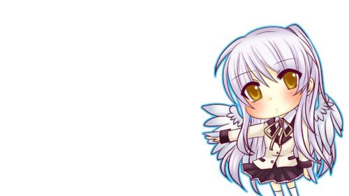 Anime, Girl, Wings, Finge, Reyes, Gesture Wallpapers Free Download