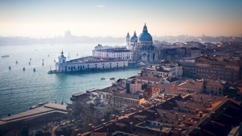 Architecture, Aerial, View, River Wallpapers Free Download