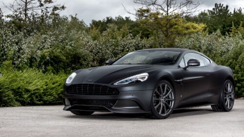 Aston Martin, Vanquish, One of Seven, Black HD Wallpapers Free Download