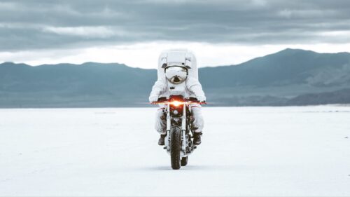 Astronaut, Spacesuit, Motorcycle HD Wallpapers Free Download