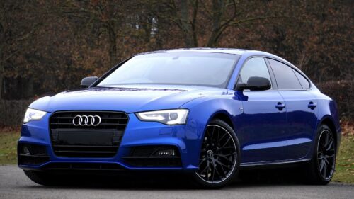Audi A5, Blue, Side, View HD Wallpapers Free Download