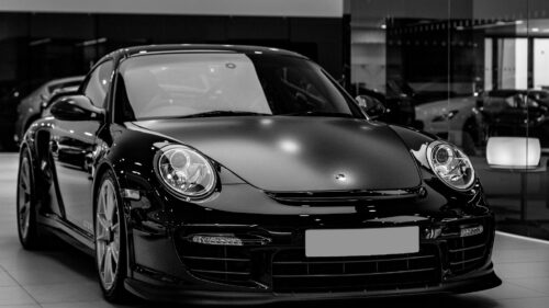 Auto, Black, Headlight, Bw HD Wallpapers Free Download