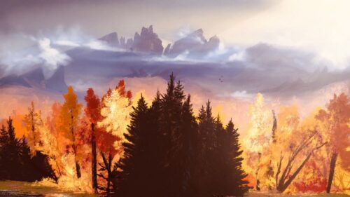 Autumn, Forest, Art HD Wallpapers Free Download