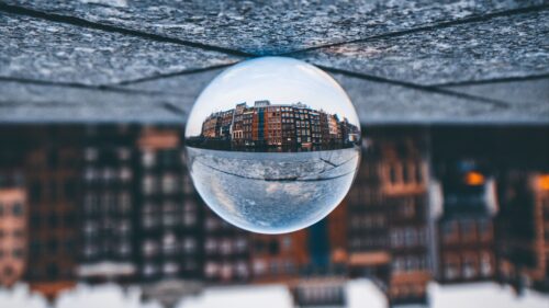 Ball, Glass, Reflection HD Wallpapers Free Download