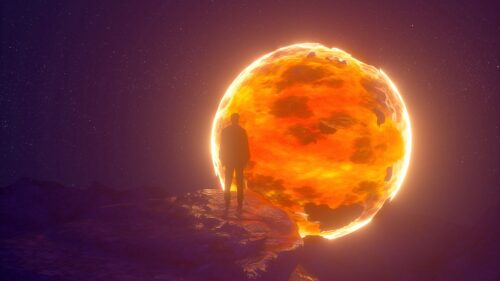 Ball, Glow, Silhouette HD Wallpapers Free Download