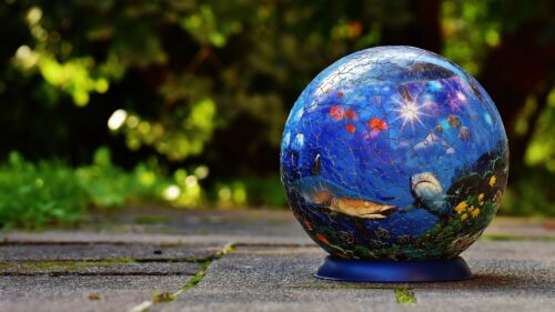 Ball, Puzzles, Underwater, Drawing HD Wallpapers Free Download