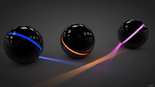 Balls, Light, Glass, Neon HD Wallpapers Free Download