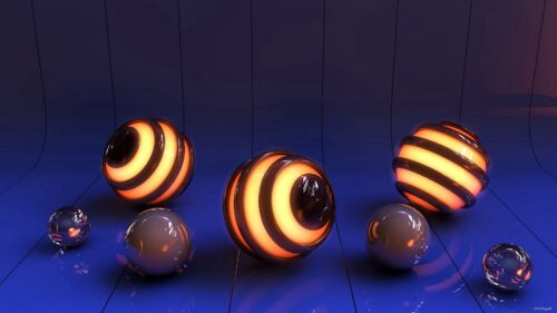 Balls, Light, Surface, Line HD Wallpapers Free Download