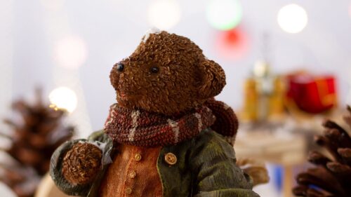 Bear, Figurine, Christmas Desktop Wallpapers Free Download