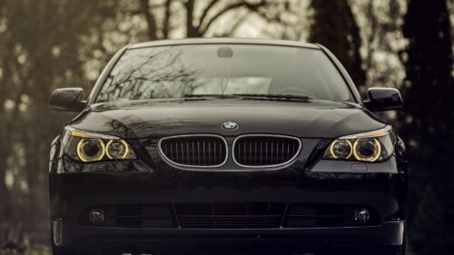Bmw 520d Black, Front, View Wallpapers Download