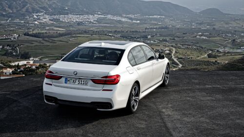 Bmw 750li, Xdrive, White, Rear, View, Wallpapers Download