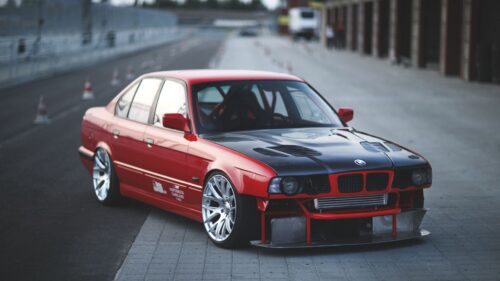 Bmw E34, Red, Cars, Side, View, Sports Wallpapers Download
